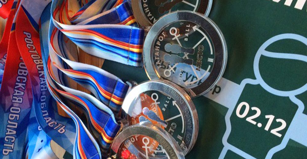 Акриловые медали для Открытого турнира по кикеру в Таганроге