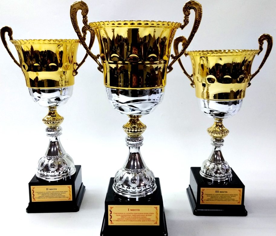 Награды для подведения итогов спартакиады по служебно-прикладным видам спорта среди сотрудников полиции